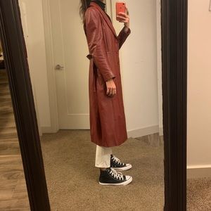 Vintage leather coat